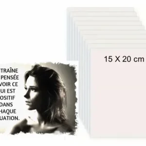 plaques blanches en aluminium