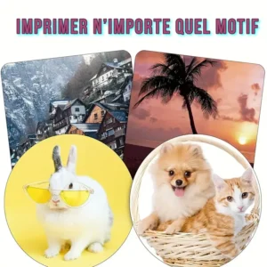 dessous de verre antidérapant pour sublimation