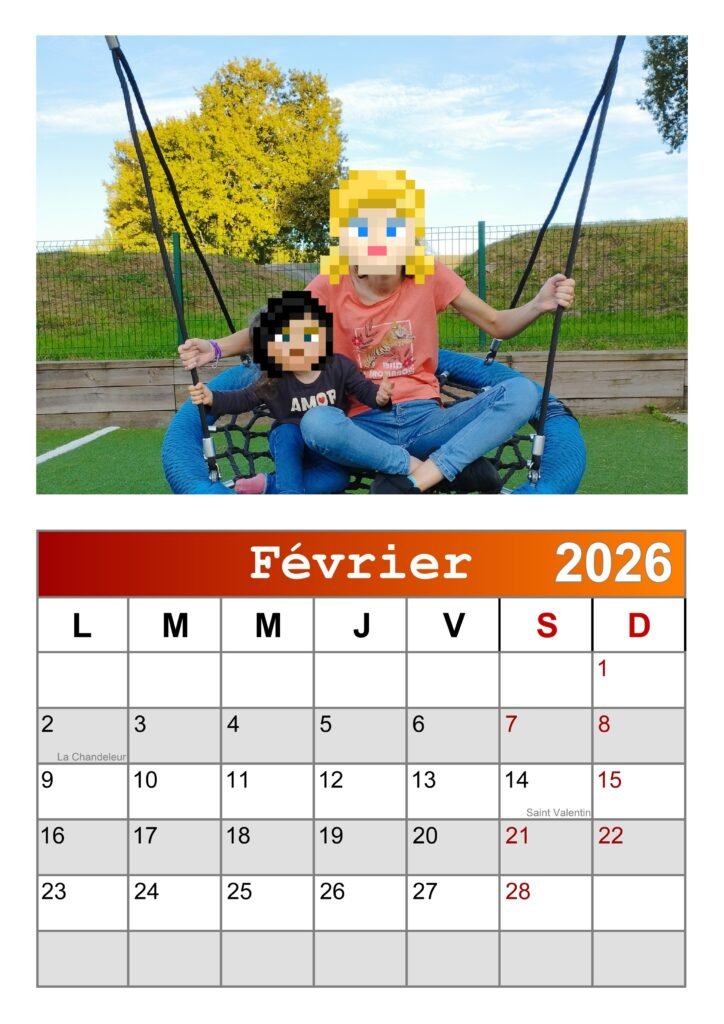 Calendriers calendrierpresentations 2026 2